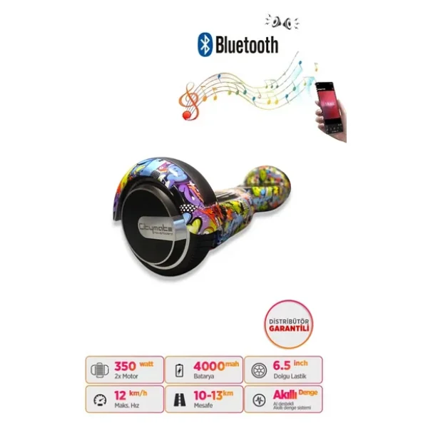 Citymate 6.5 İnç Hoverboard - Görsel 4