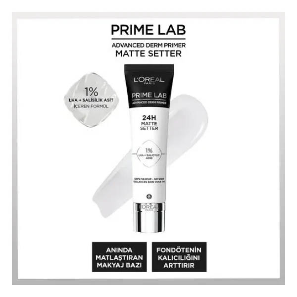 L'oreal Paris Prime Lab Matte Setter 24 H 30 Ml Makyaj Bazı - Görsel 4