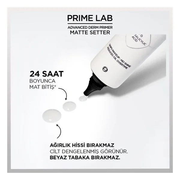 L'oreal Paris Prime Lab Matte Setter 24 H 30 Ml Makyaj Bazı - Görsel 7
