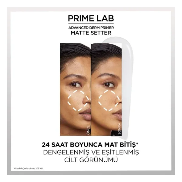 L'oreal Paris Prime Lab Matte Setter 24 H 30 Ml Makyaj Bazı - Görsel 9