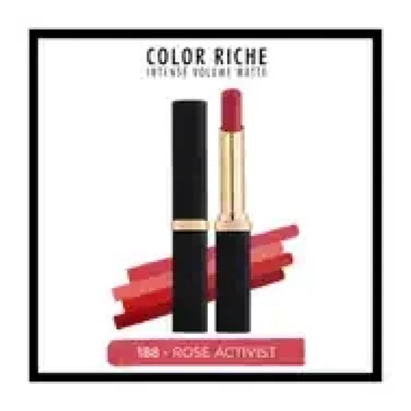 L'oreal Paris Color Riche Intense Volume Matte 188 Rose Activist Stick Ruj - Görsel 4