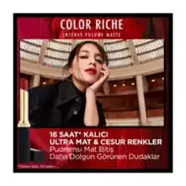 L'oreal Paris Color Riche Intense Volume Matte 188 Rose Activist Stick Ruj - Görsel 5
