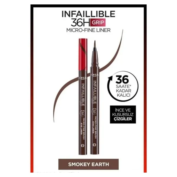 L'oreal Paris Infaillible 36h Grip Micro Fine Eyeliner - Görsel 2