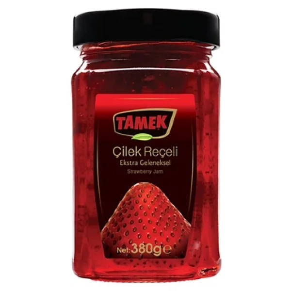 Tamek Geleneksel Reçel 380 Gr Vişne Ve Çilek 4 Lü Karma Paket - Görsel 4