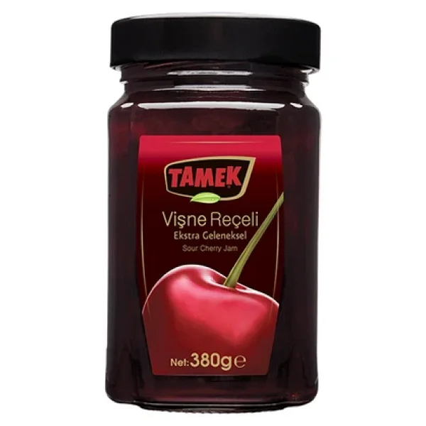 Tamek Geleneksel Reçel 380 Gr Vişne Ve Çilek 4 Lü Karma Paket - Görsel 5