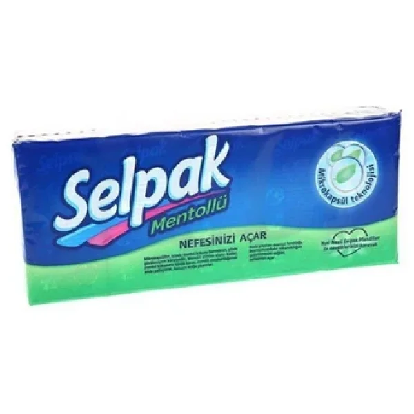 Selpak Mentollü Mendil 10 X 2 Paket (20 Adet) - Görsel 4