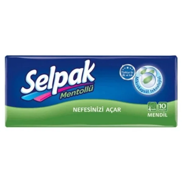 Selpak Mentollü Mendil 10 X 2 Paket (20 Adet) - Görsel 3