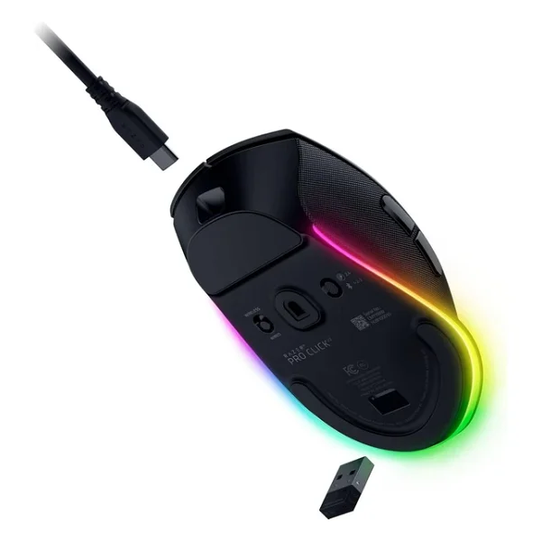 Razer Pro Click V2 Rz01-03900100-R3m1 RGB Şarjlı Optik Kablolu/Kablosuz Oyuncu Mouse - Görsel 4