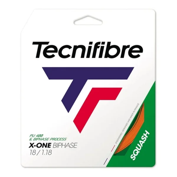 Tecnifibre X-One Biphase 18/1.18 Turuncu Squash Tekli Kordaj 06gxon118o - Görsel 3