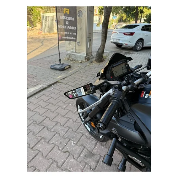 Motosiklet Yarasa Ayna H2 Ayna Gidon Üstü Arasmoto - Görsel 4