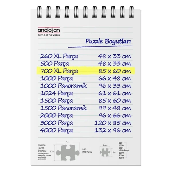 Anatolian Limana Doğru 700 Parça XL Puzzle 2706 - Görsel 6