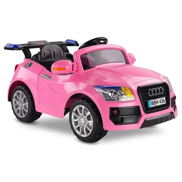 Babyhope 436 Audi E-Drive-5 Pembe 12 V Akülü Araba - Görsel 3