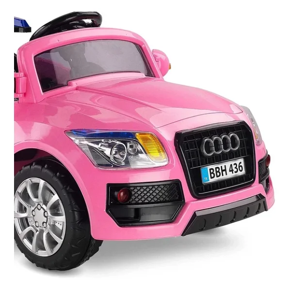 Babyhope 436 Audi E-Drive-5 Pembe 12 V Akülü Araba - Görsel 7