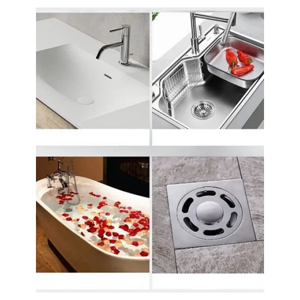 10 Adet Yapışkanlı Banyo Gider Koruyucu Saç Toplayıcı - Gider Böcek Koruyucu Gider Süzgeci 10lu - Görsel 7