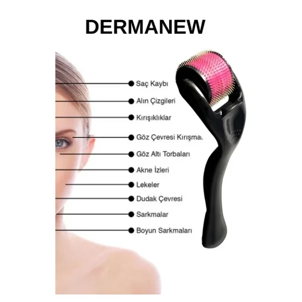 Zgts Dermaroller Titanyum Altın 540 İğne 1,00 Mm - Görsel 5