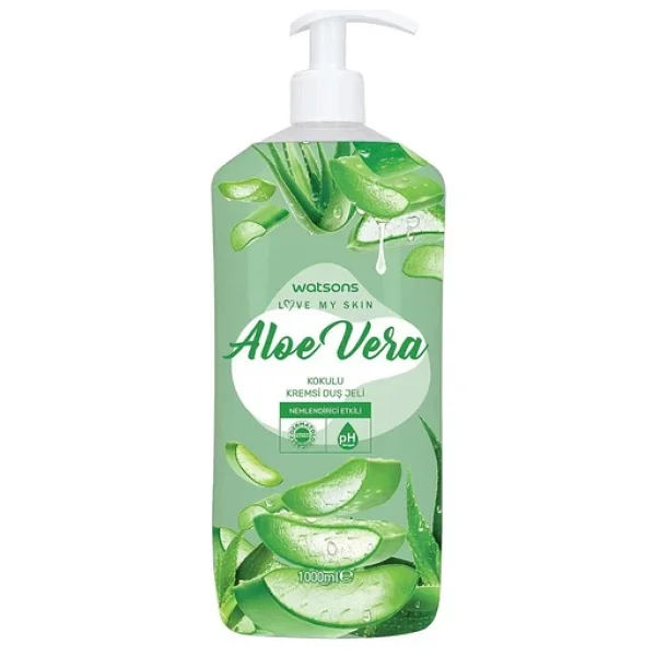 Watsons Aloe Vera Kremsi 1000 Ml Duş Jeli - Görsel 2