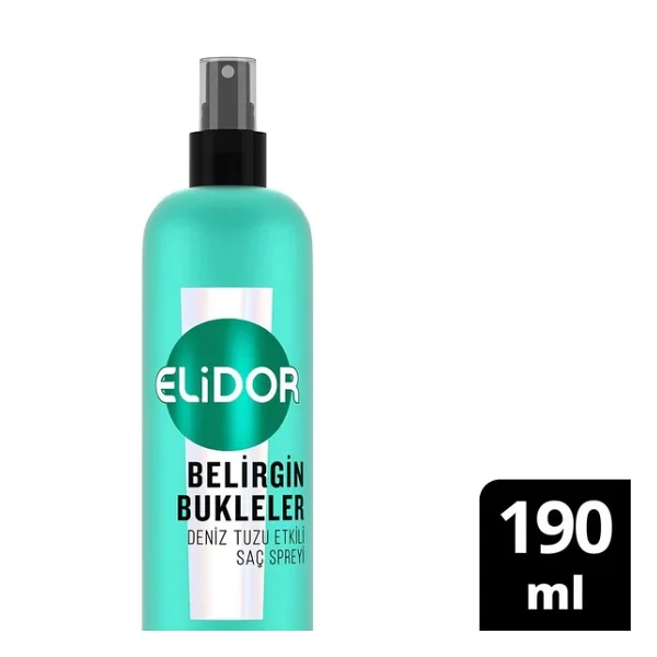 Elidor Belirgin Bukleler Deniz Tuzu Etkili 190 Ml Saç Spreyi - Görsel 4