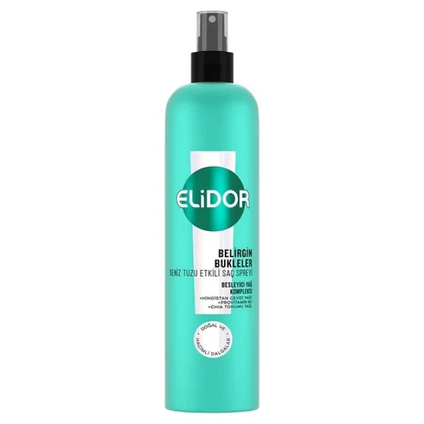 Elidor Belirgin Bukleler Deniz Tuzu Etkili 190 Ml Saç Spreyi - Görsel 3