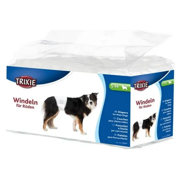 Trixie Erkek Köpek Çiş Külodu Ve Pedi S-M 30-46cm 12adet - Görsel 7