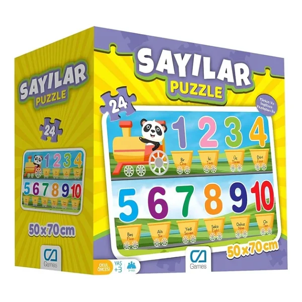 Ca Games Sayılar Yer Puzzle 24 Parça 5134 - Görsel 4