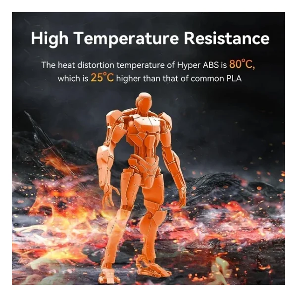 Creality Hyper Abs 1.75 Mm 1 Kg Turuncu Filament - Görsel 3
