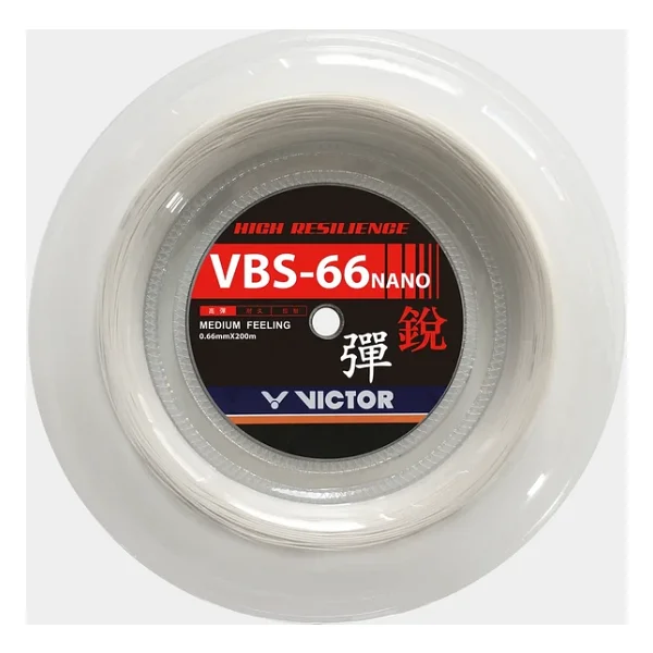 Victor Vbs-66n 200m Beyaz Badminton Rulo Kordaj 119090 - Görsel 3