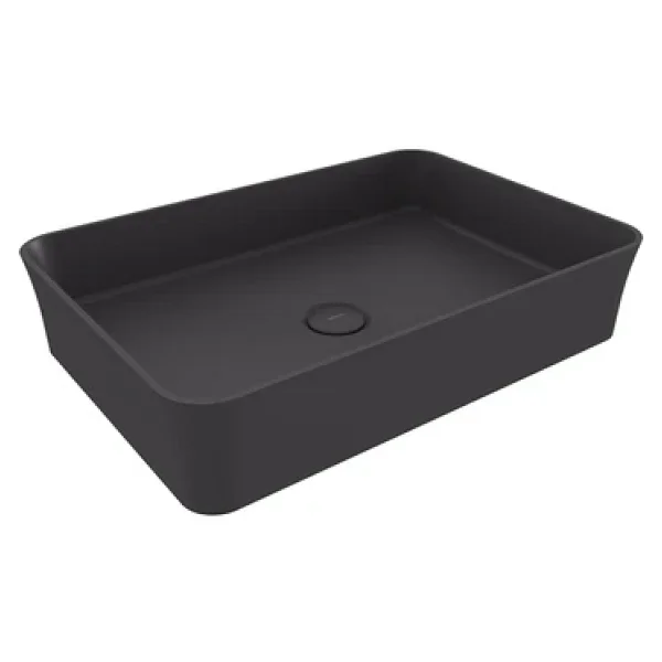 Bocchi Sottile Slim Line 1476-020-0125 55 Cm Mat Antrasit Tezgah Üstü Lavabo - Görsel 5