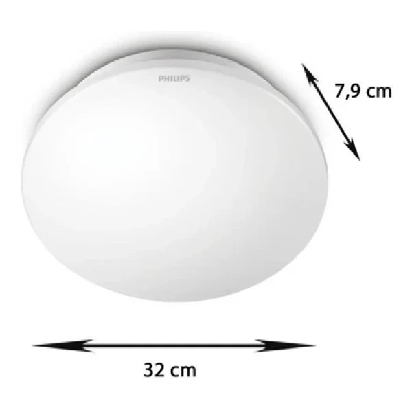 Philips 17w 4000k LED Plafonyer Banyo - Balkon Tavan Lambası Günışığı - Görsel 2