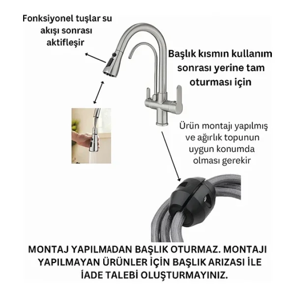 Spiralli Arıtmalı Mutfak Bataryası - Görsel 5