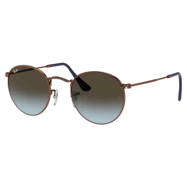 Ray-Ban Round Metal 3447 900396 Bronze-Blue/Brown Güneş Gözlüğü - Görsel 5