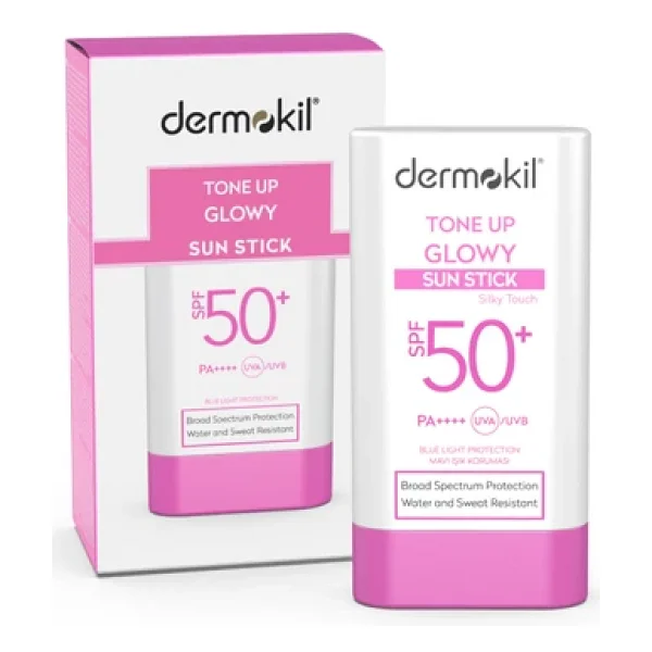 Dermokil Tone Up Glowy Ton Eşitleyici 20 Gr 50 Faktör Stick Güneş Kremi - Görsel 7