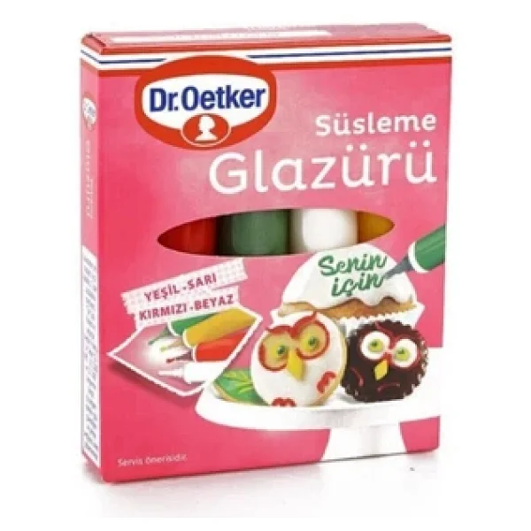 Dr. Oetker 76 Gr Dekor Süsleme Glazürü - Görsel 2