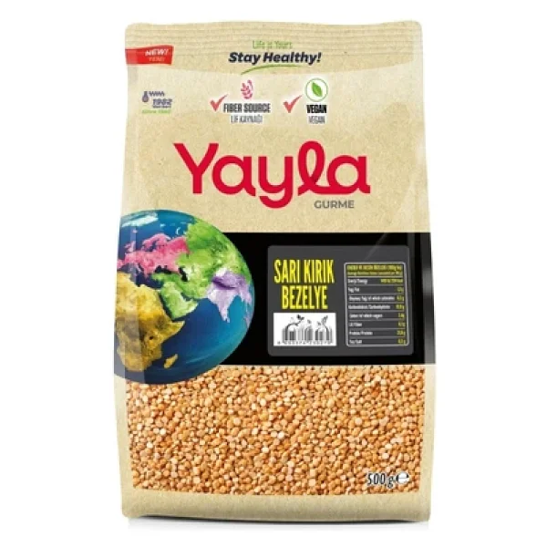 Yayla Gurme Sarı Kırık Bezelye 500 Gr - Görsel 4