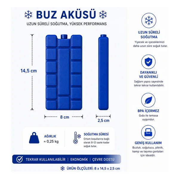 K-250 Buz Aküsü ( İce Pack ) - Görsel 3