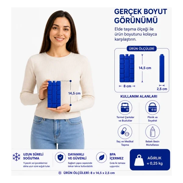 K-250 Buz Aküsü ( İce Pack ) - Görsel 2