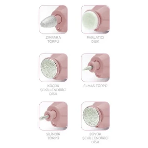 Polosmart Pbs504 Manikür Pedikür Seti Pembe - Görsel 2