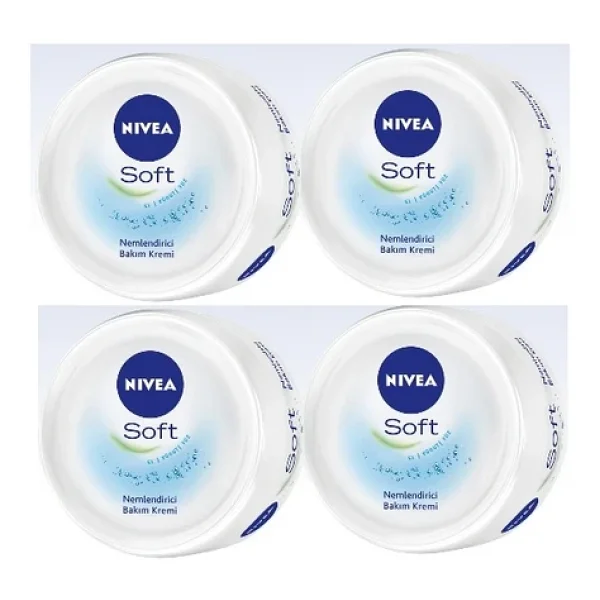 Nivea Soft Nemlendirici Bakım Kremi 200 Ml 4 Adet - Görsel 5