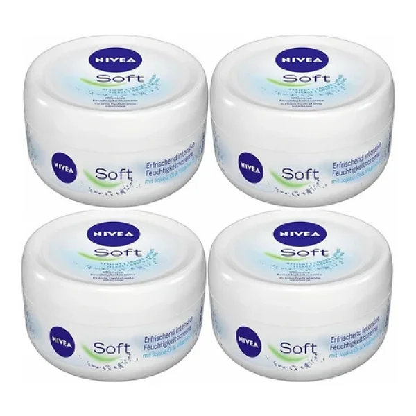 Nivea Soft Nemlendirici Bakım Kremi 200 Ml 4 Adet - Görsel 3