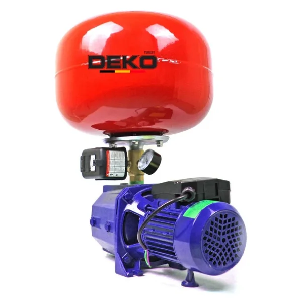 Deko Turkey Dktjet1 Bakır Sargılı Otomatik Sistem Tanklı Paket Hidrofor 24lt 4 Daire Paket Hidrofor Pompa 1 Hp - Görsel 2