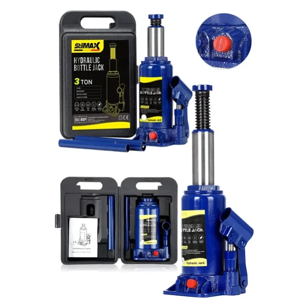Stilmax Germany 3 Ton Kapasiteli Araba Krikosu 2 Yıl Garantili 37.2cm Max Yükseklik Çantalı Set - Görsel 3