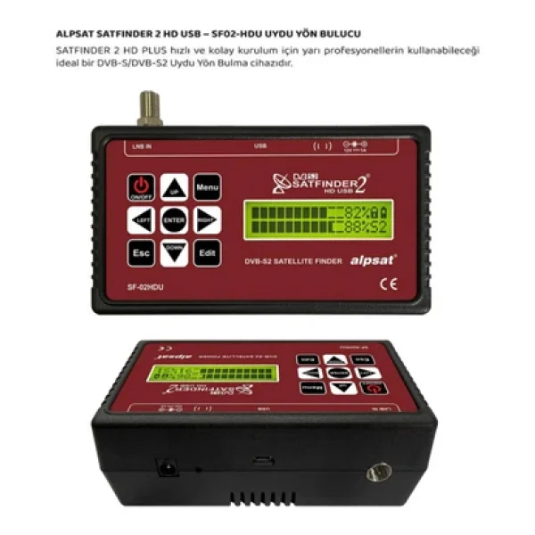 Satfinder 2 HD USB Yeni Uydu Ayar Cihazı - Görsel 3