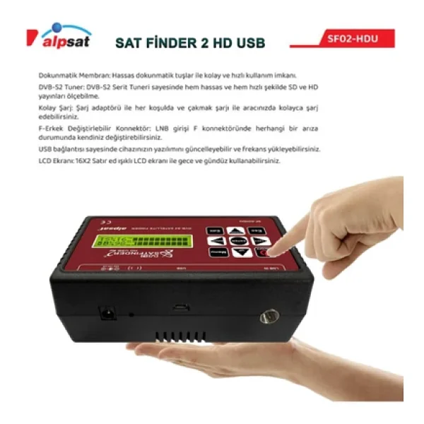 Satfinder 2 HD USB Yeni Uydu Ayar Cihazı - Görsel 6
