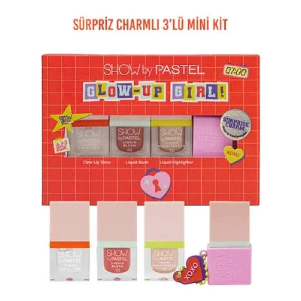 Show By Pastel Glow-Up Girl! Xoxo Mini Makyaj Seti - Görsel 3