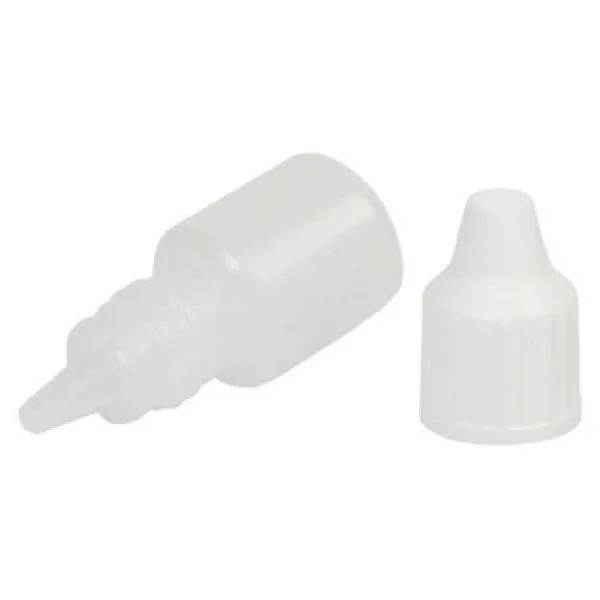 100 Adet - 5 Ml Damlalıklı Boş Plastik Şişe, Aseton, Mürekkep, Polietilen Likit Şişesi - Görsel 2