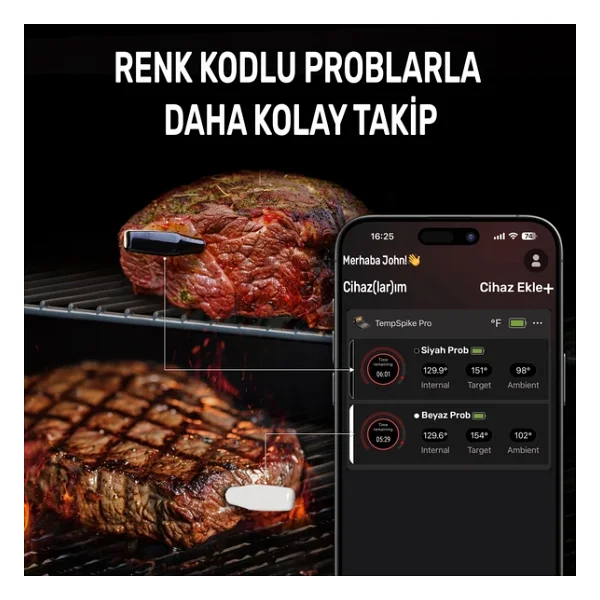 Thermopro Tp980 2 Problu Profesyonel Gıda Termometresi - Görsel 8