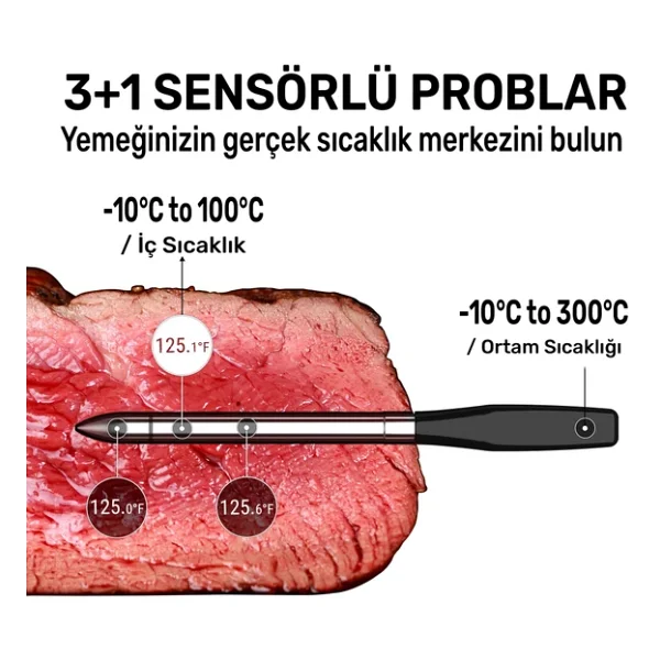 Thermopro Tp980 2 Problu Profesyonel Gıda Termometresi - Görsel 9