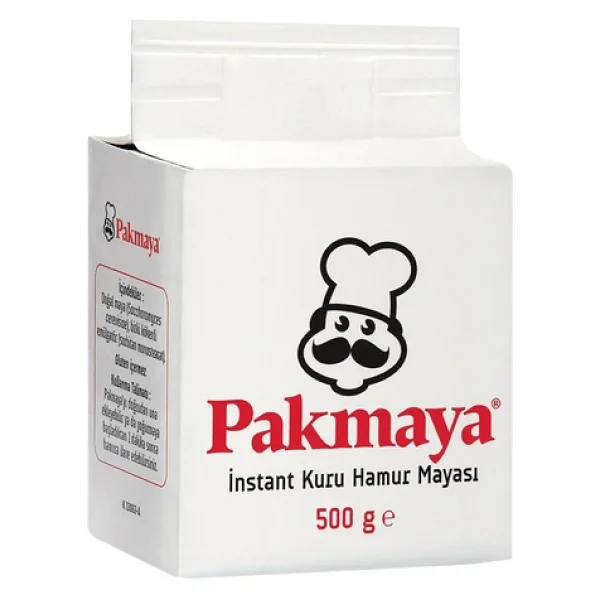 Pakmaya Instant Kuru Hamur Mayası 500 Gr X 20 Adet (1 Koli) - Görsel 4