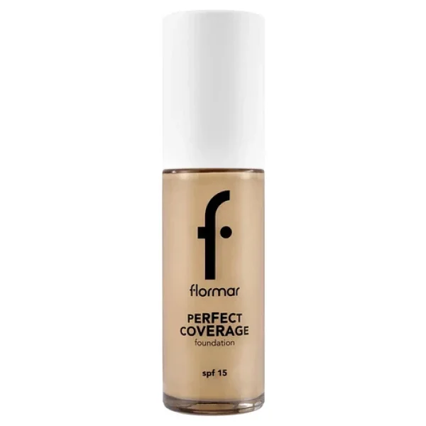 Flormar Perfect Coverage Yarı Parlak Bitişli Spf 15 30 Ml Likit Fondöten - Görsel 2