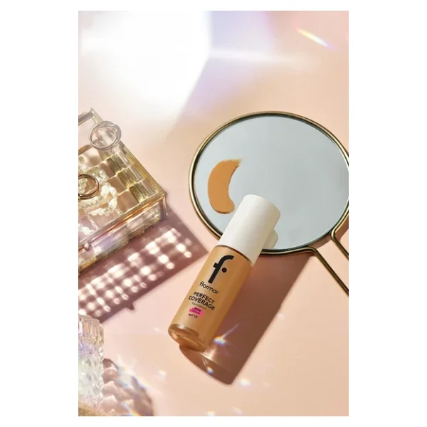 Flormar Perfect Coverage Yarı Parlak Bitişli Spf 15 30 Ml Likit Fondöten - Görsel 8