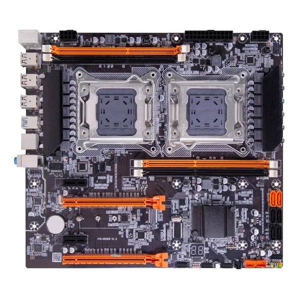 Turbox X79-8d Sata DDR3 1866 MHz USB 3.0 Ses G.Lan Lga2011 Çift İşlemcili Anakart - Görsel 5
